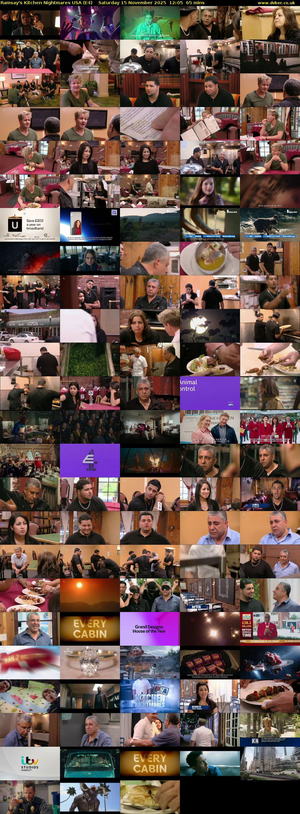 Ramsay's Kitchen Nightmares USA (E4) Saturday 15 November 2025 12:05 - 13:10