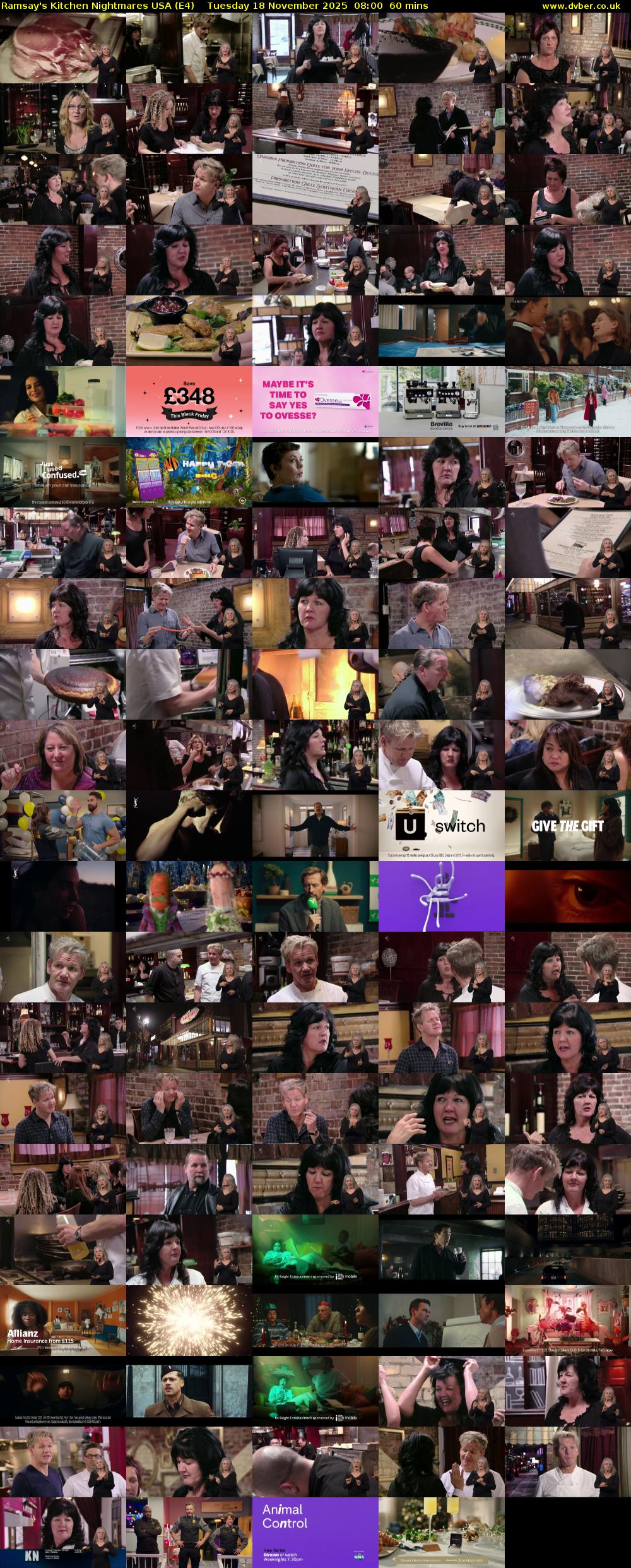 Ramsay's Kitchen Nightmares USA (E4) Tuesday 18 November 2025 08:00 - 09:00