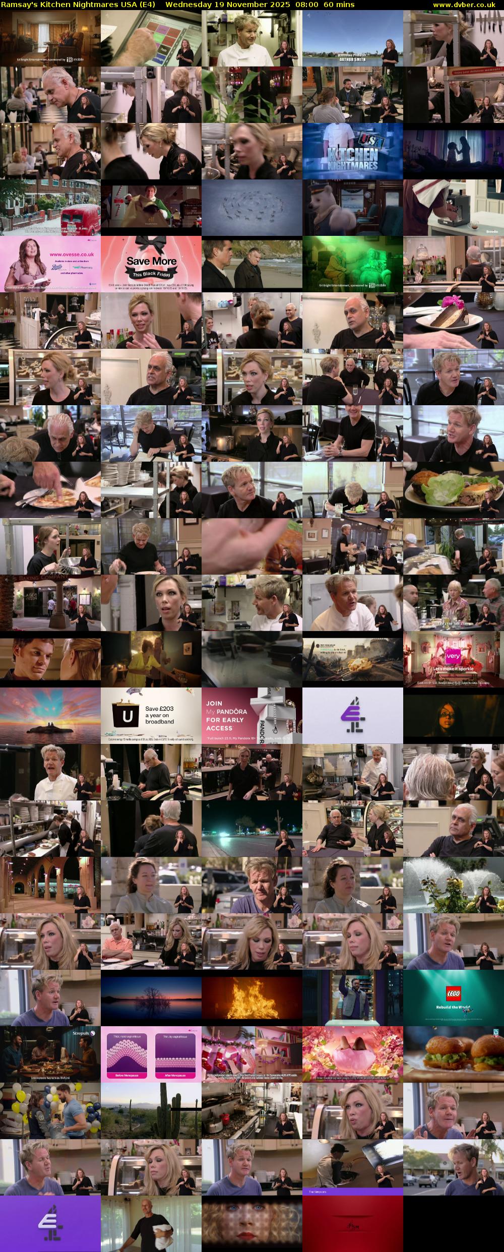 Ramsay's Kitchen Nightmares USA (E4) Wednesday 19 November 2025 08:00 - 09:00