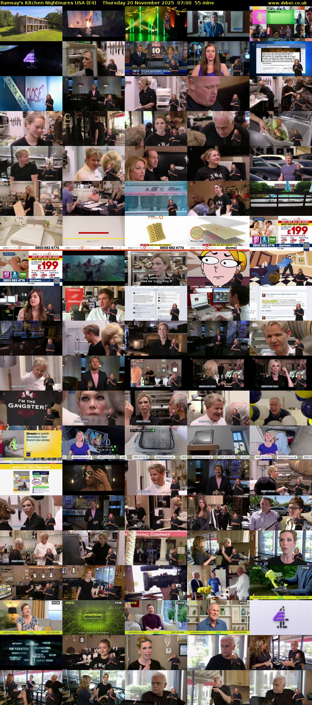 Ramsay's Kitchen Nightmares USA (E4) Thursday 20 November 2025 07:00 - 07:55
