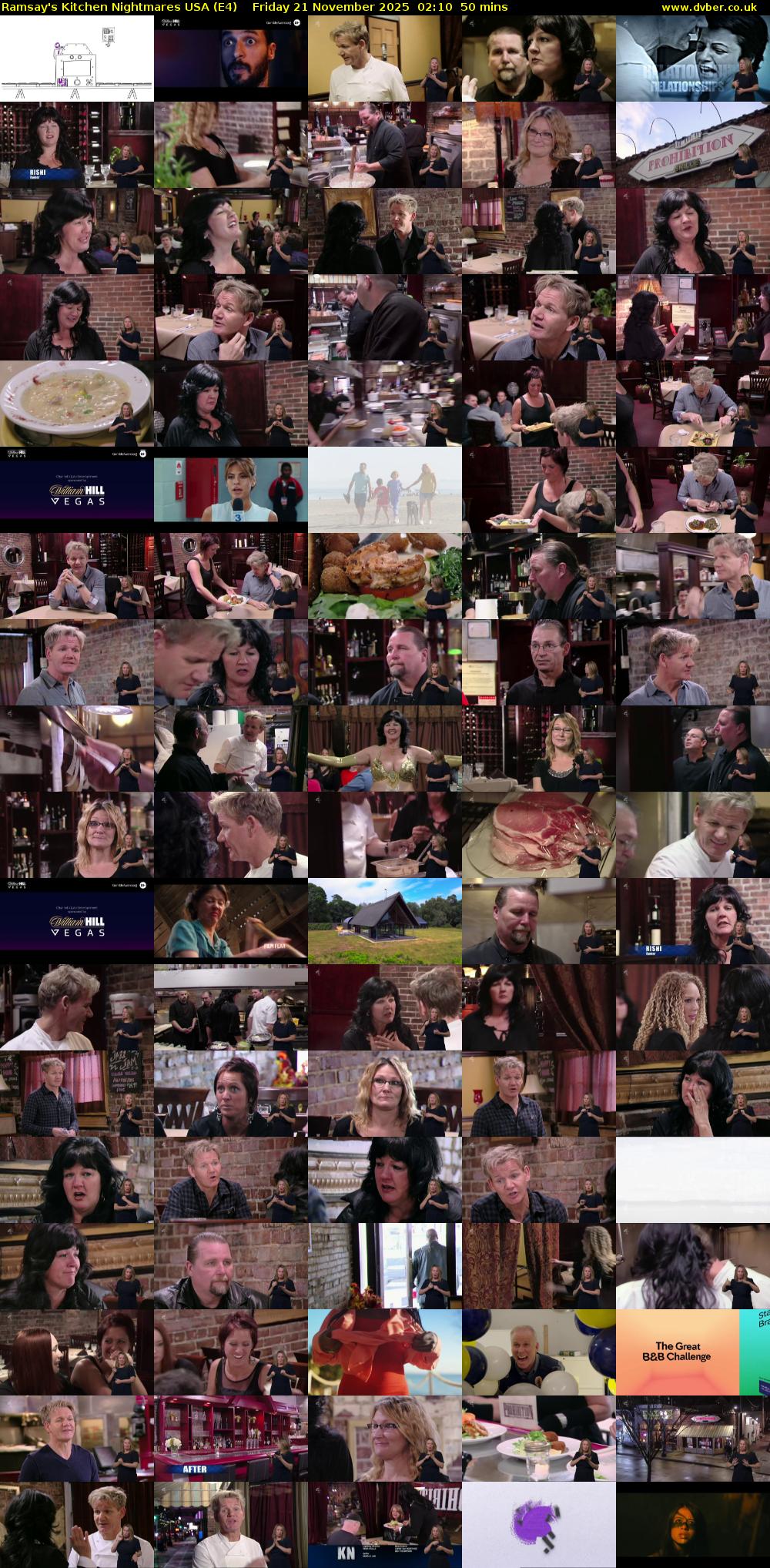 Ramsay's Kitchen Nightmares USA (E4) Friday 21 November 2025 02:10 - 03:00