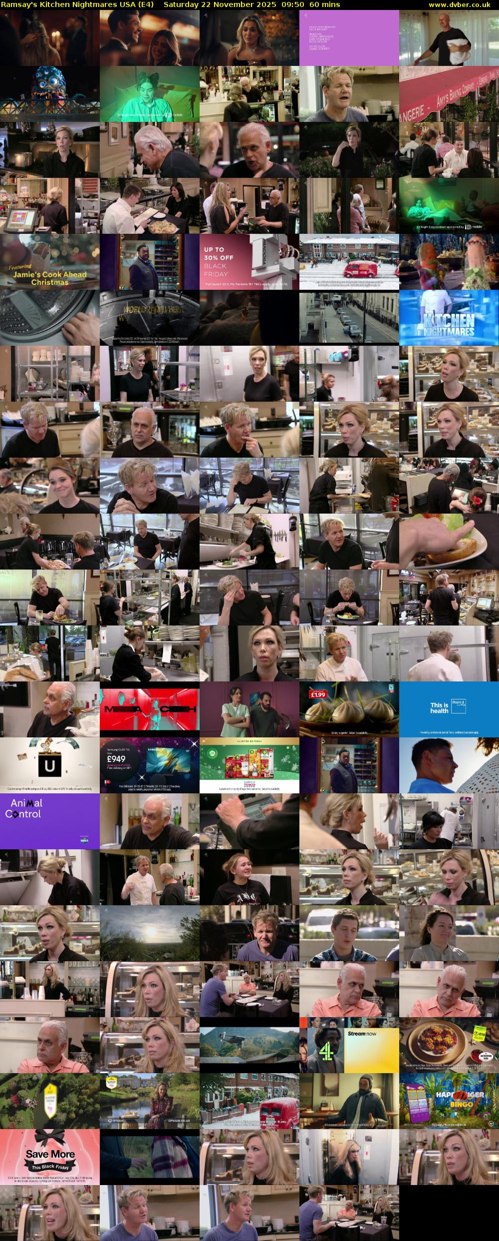Ramsay's Kitchen Nightmares USA (E4) Saturday 22 November 2025 09:50 - 10:50