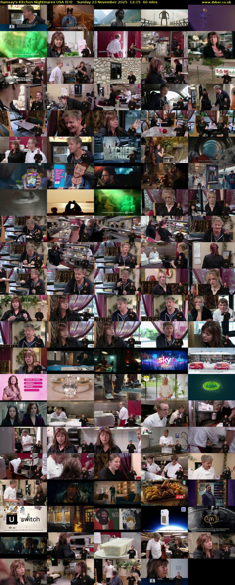 Ramsay's Kitchen Nightmares USA (E4) Sunday 23 November 2025 12:15 - 13:15