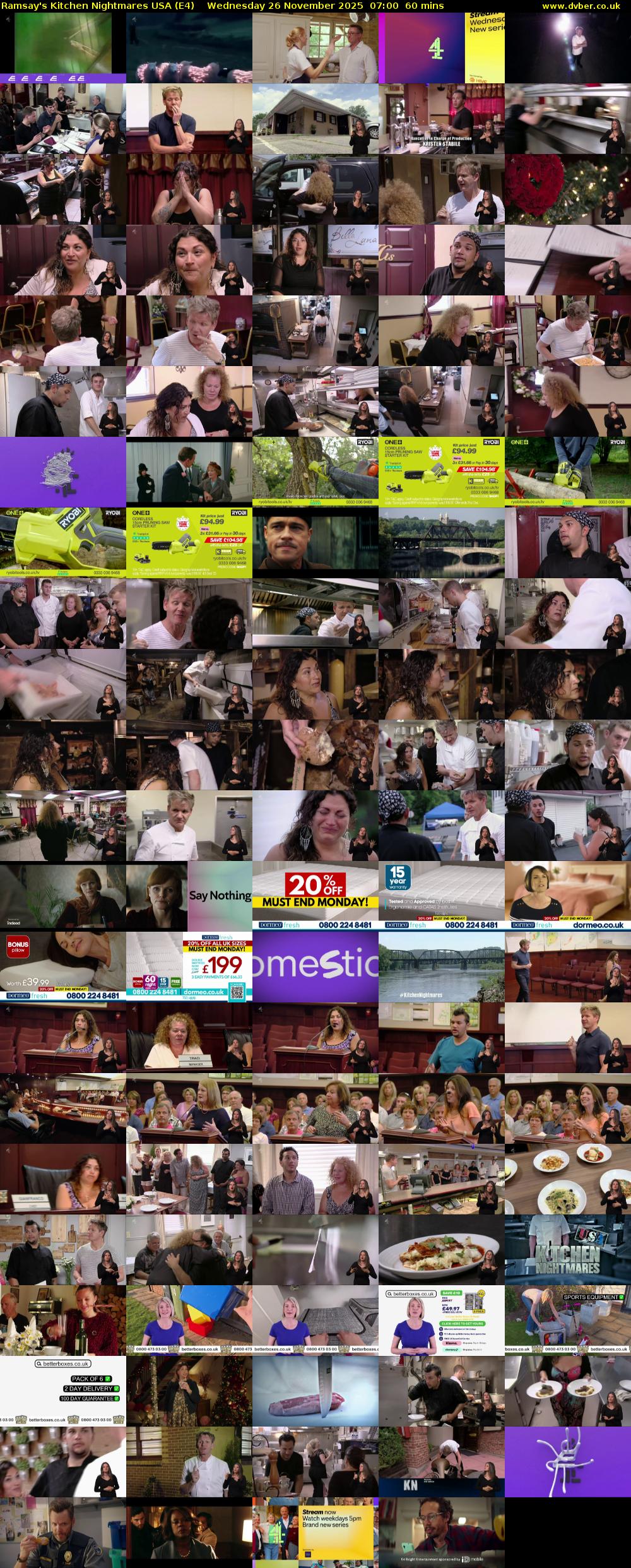 Ramsay's Kitchen Nightmares USA (E4) Wednesday 26 November 2025 07:00 - 08:00