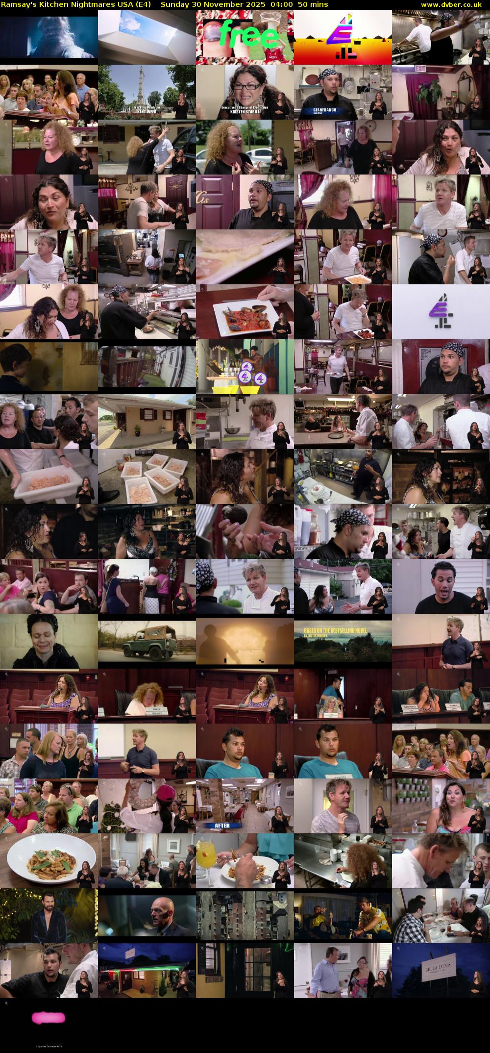 Ramsay's Kitchen Nightmares USA (E4) Sunday 30 November 2025 04:00 - 04:50