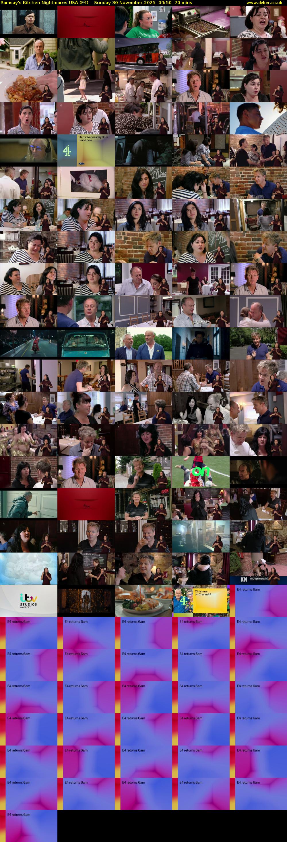 Ramsay's Kitchen Nightmares USA (E4) Sunday 30 November 2025 04:50 - 06:00