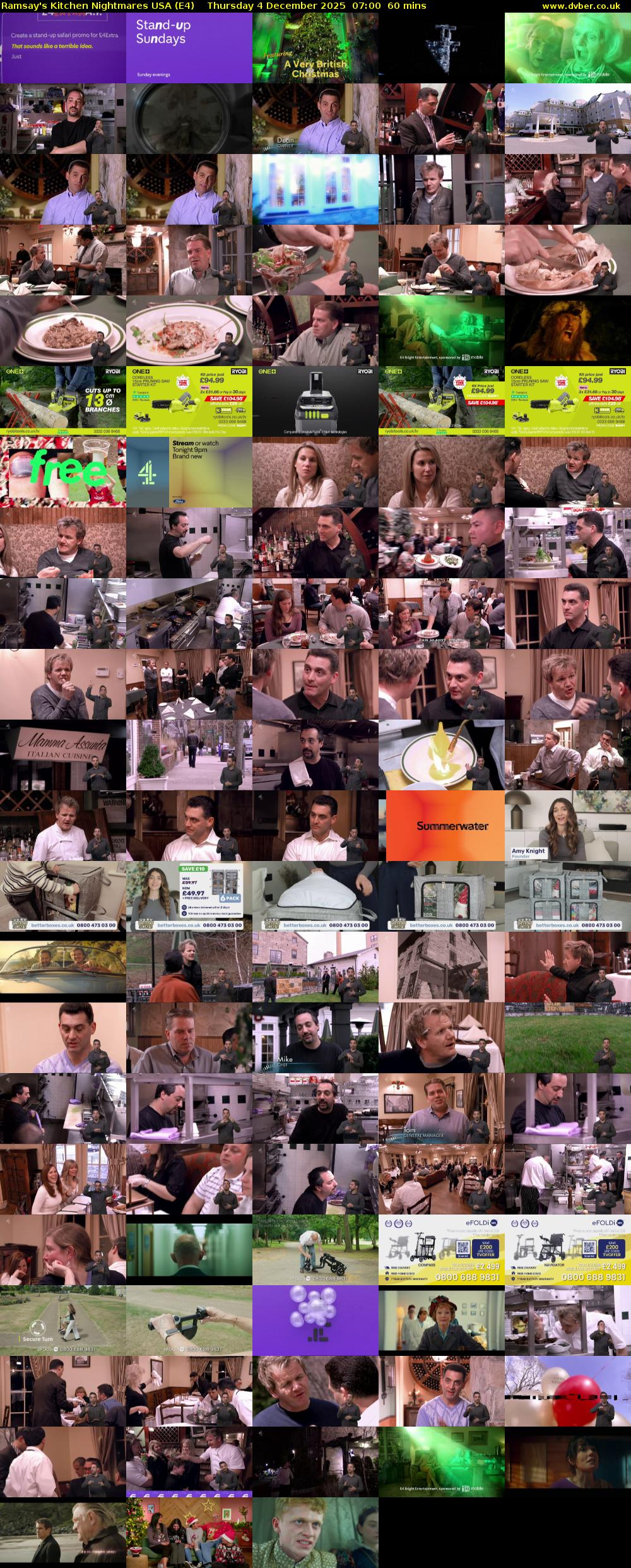 Ramsay's Kitchen Nightmares USA (E4) Thursday 4 December 2025 07:00 - 08:00