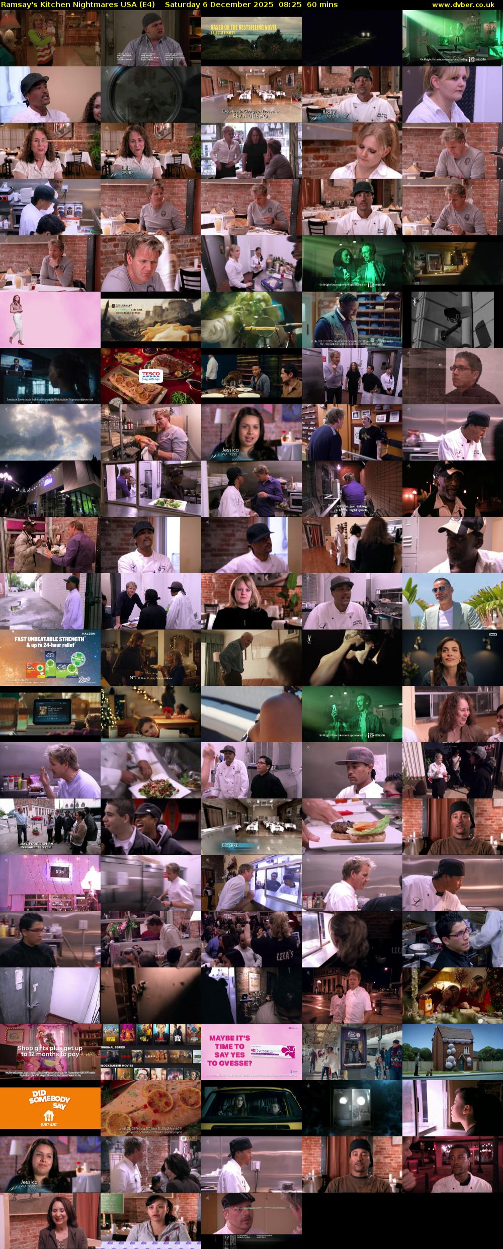Ramsay's Kitchen Nightmares USA (E4) Saturday 6 December 2025 08:25 - 09:25