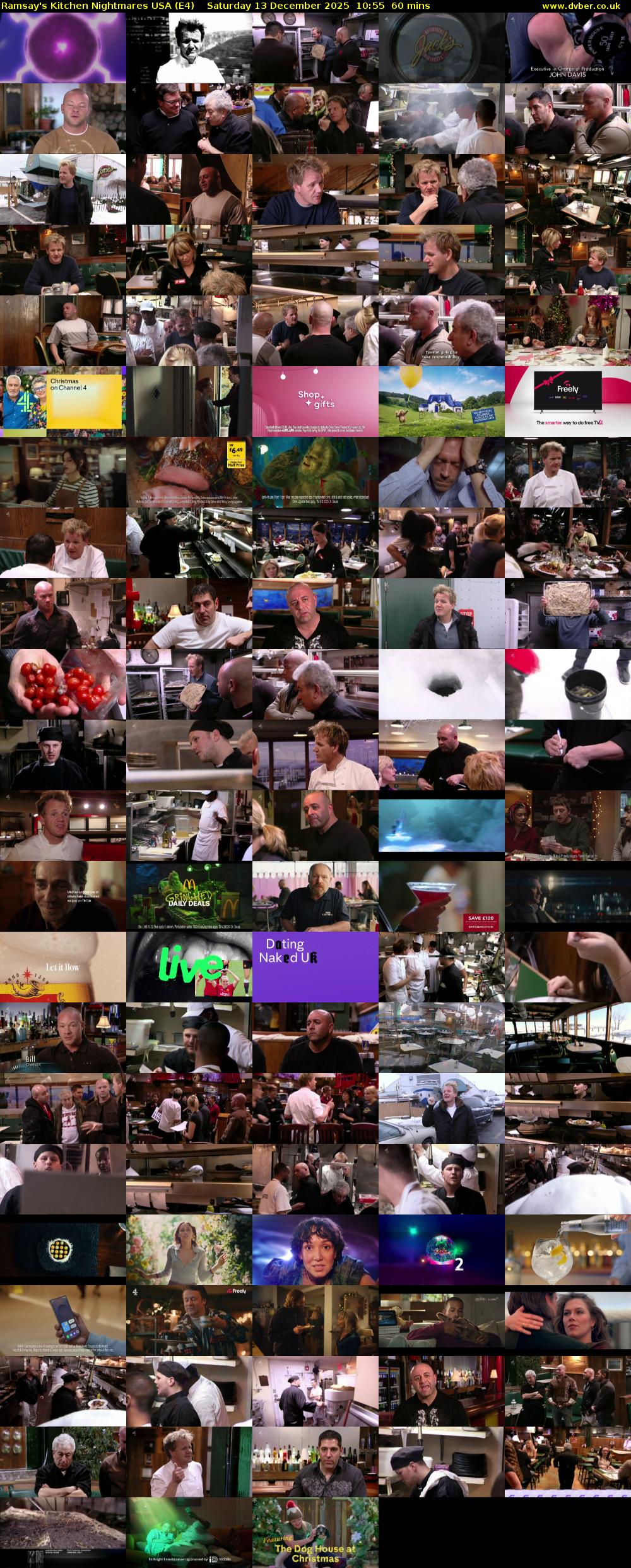 Ramsay's Kitchen Nightmares USA (E4) Saturday 13 December 2025 10:55 - 11:55