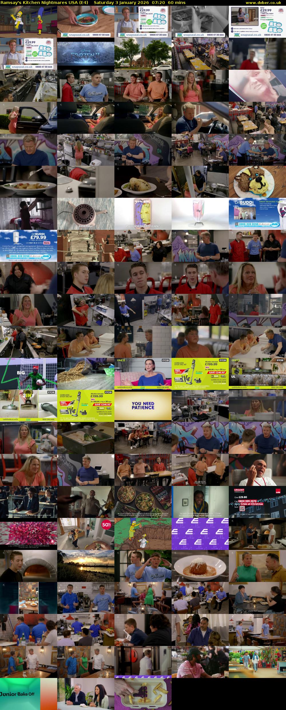Ramsay's Kitchen Nightmares USA (E4) Saturday 3 January 2026 07:20 - 08:20