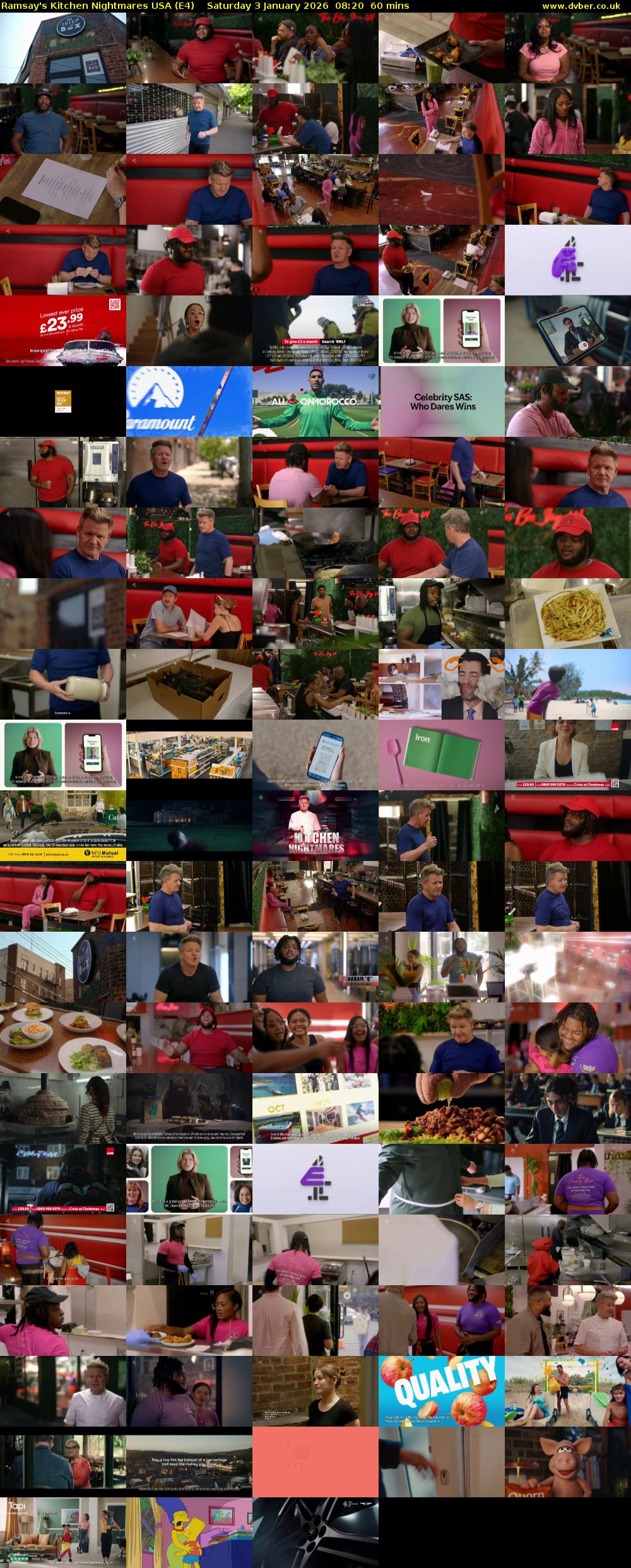 Ramsay's Kitchen Nightmares USA (E4) Saturday 3 January 2026 08:20 - 09:20