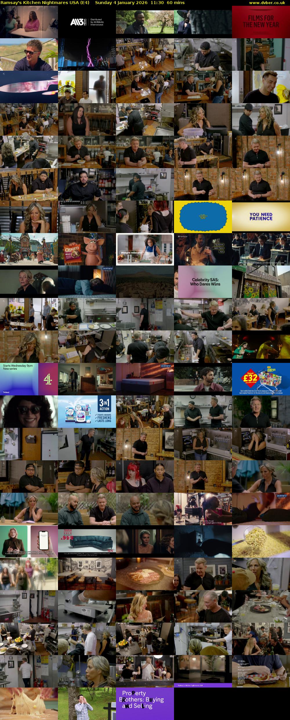 Ramsay's Kitchen Nightmares USA (E4) Sunday 4 January 2026 11:30 - 12:30