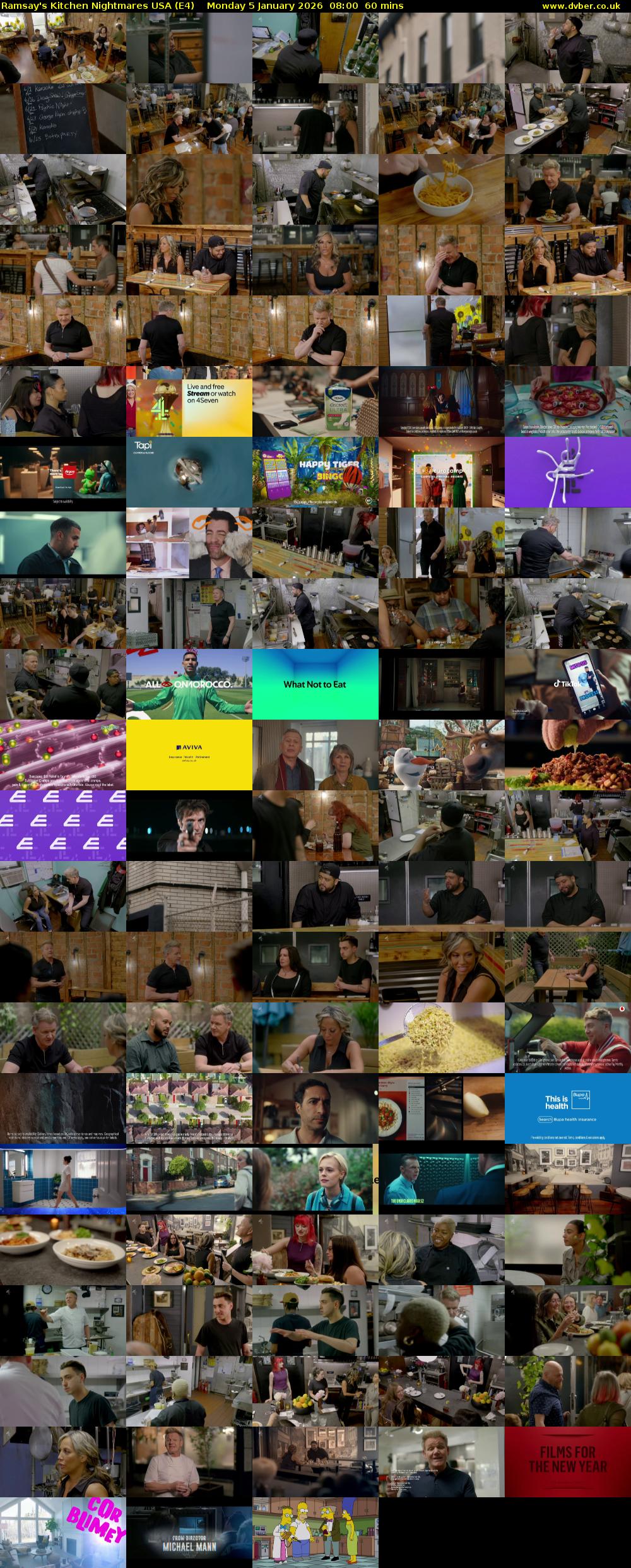 Ramsay's Kitchen Nightmares USA (E4) Monday 5 January 2026 08:00 - 09:00