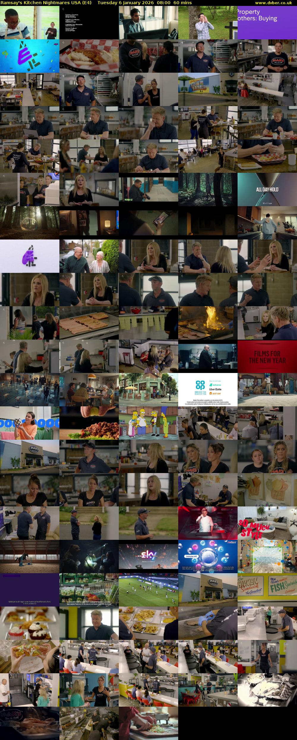 Ramsay's Kitchen Nightmares USA (E4) Tuesday 6 January 2026 08:00 - 09:00