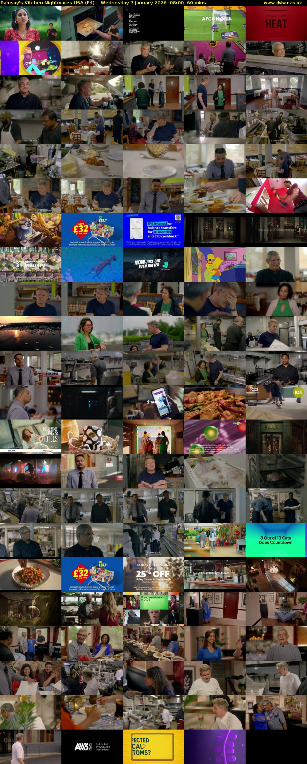 Ramsay's Kitchen Nightmares USA (E4) Wednesday 7 January 2026 08:00 - 09:00