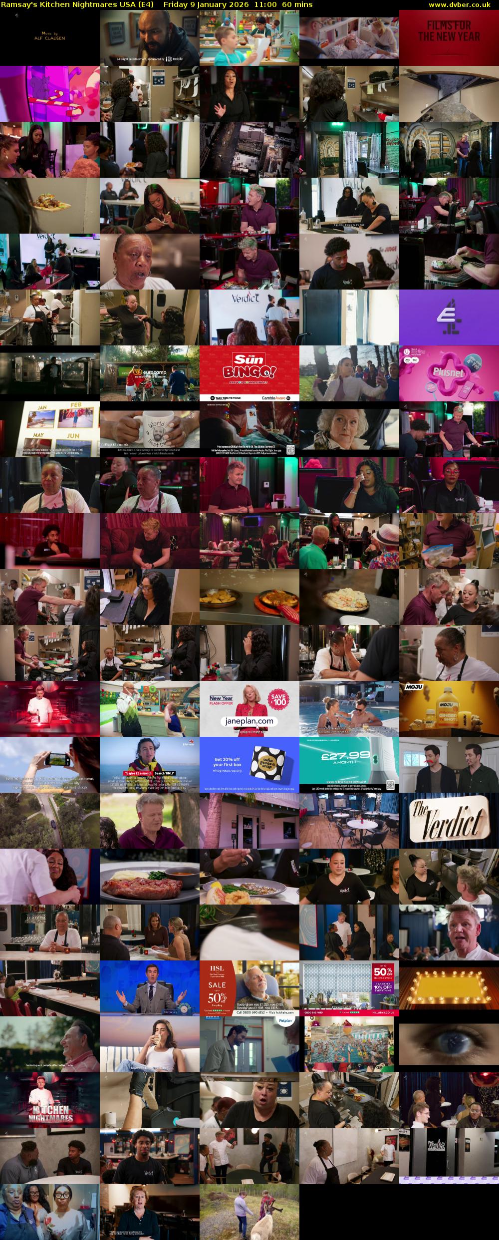 Ramsay's Kitchen Nightmares USA (E4) Friday 9 January 2026 11:00 - 12:00