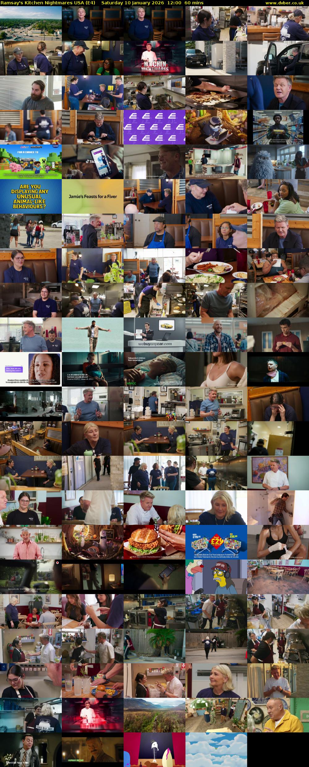 Ramsay's Kitchen Nightmares USA (E4) Saturday 10 January 2026 12:00 - 13:00