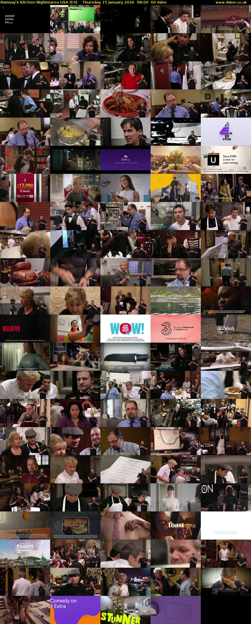 Ramsay's Kitchen Nightmares USA (E4) Thursday 15 January 2026 08:00 - 09:00