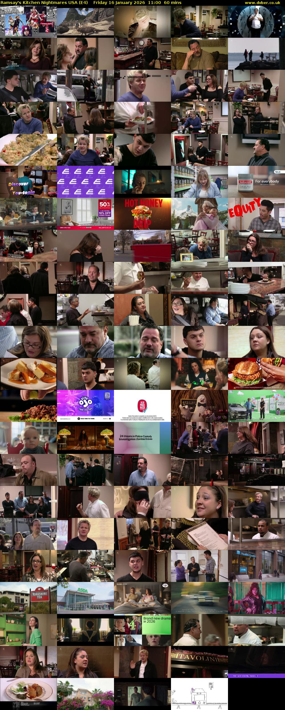 Ramsay's Kitchen Nightmares USA (E4) Friday 16 January 2026 11:00 - 12:00