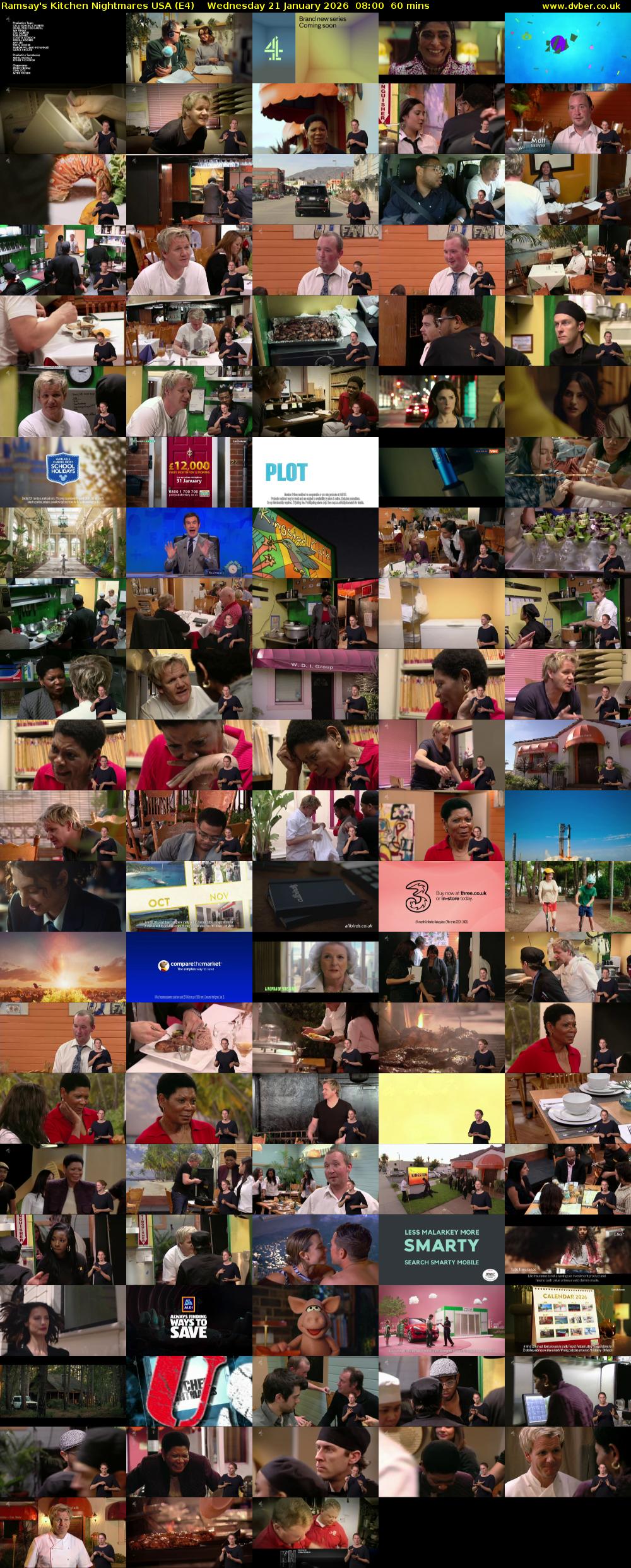 Ramsay's Kitchen Nightmares USA (E4) Wednesday 21 January 2026 08:00 - 09:00