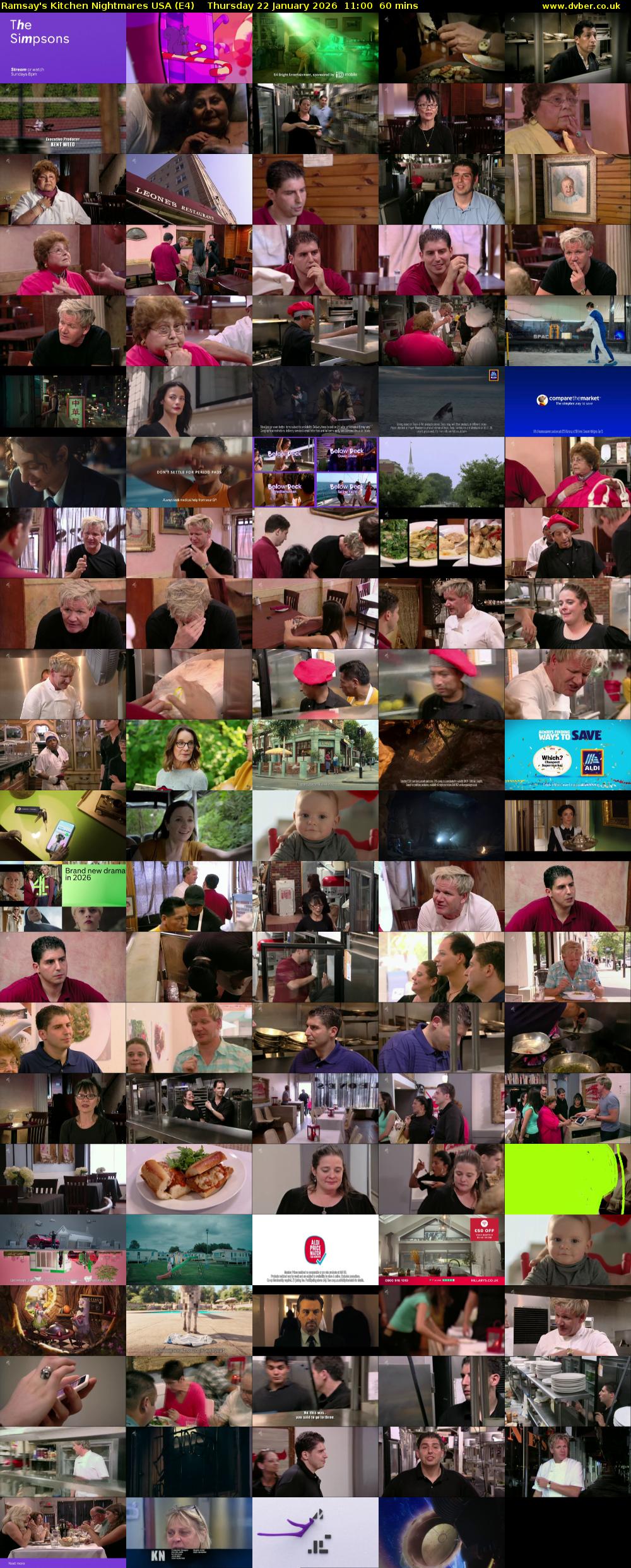 Ramsay's Kitchen Nightmares USA (E4) Thursday 22 January 2026 11:00 - 12:00