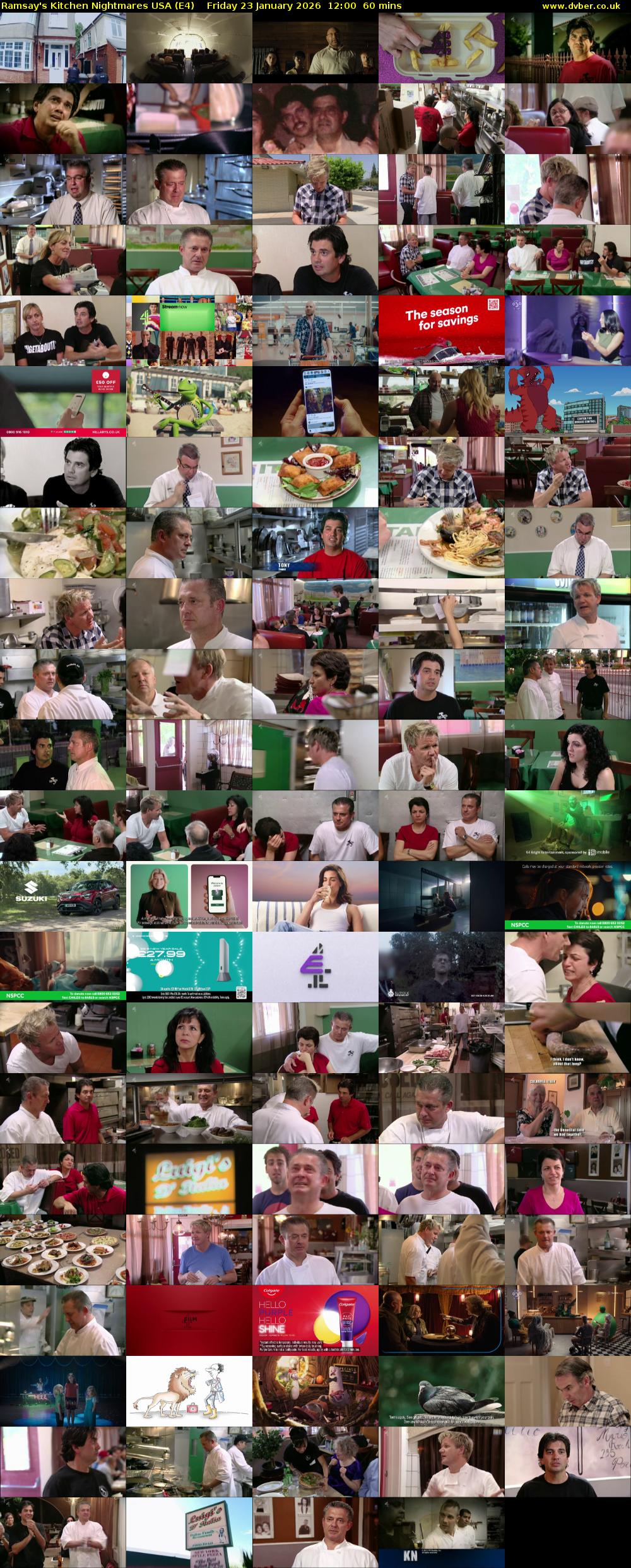 Ramsay's Kitchen Nightmares USA (E4) Friday 23 January 2026 12:00 - 13:00