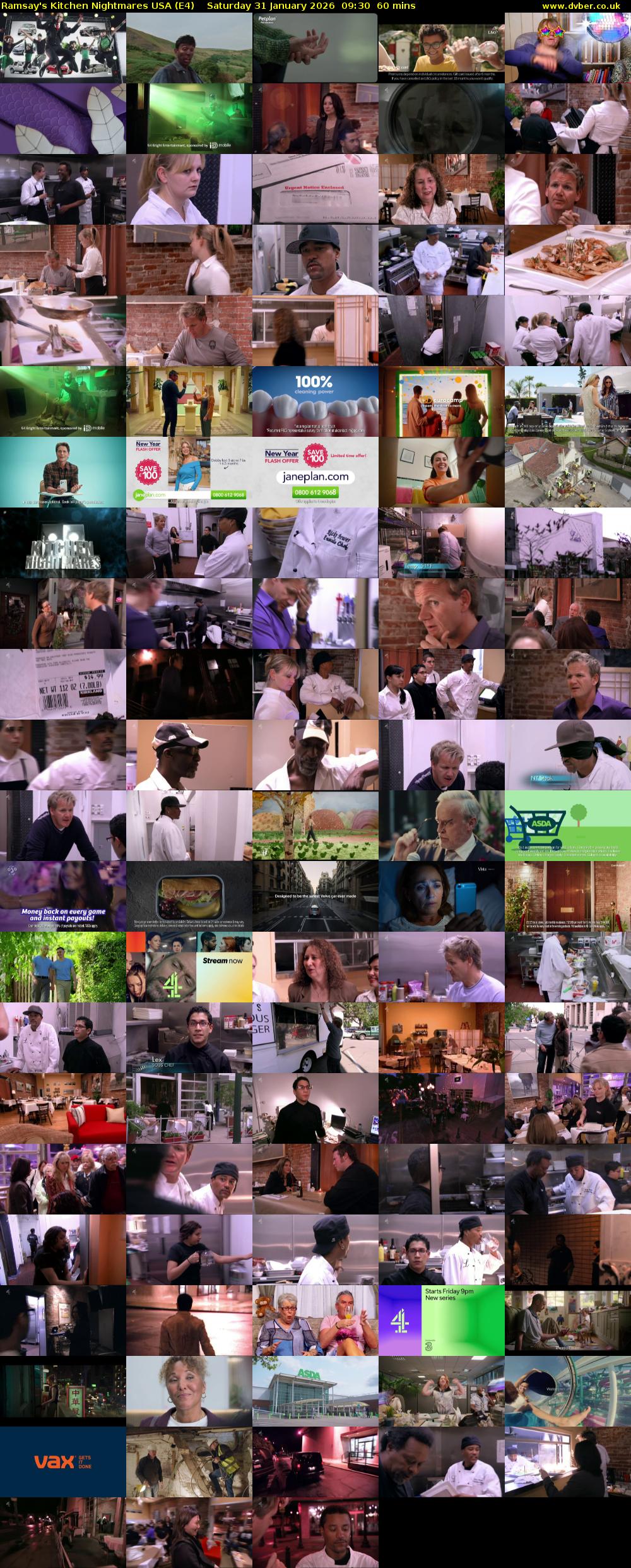 Ramsay's Kitchen Nightmares USA (E4) Saturday 31 January 2026 09:30 - 10:30