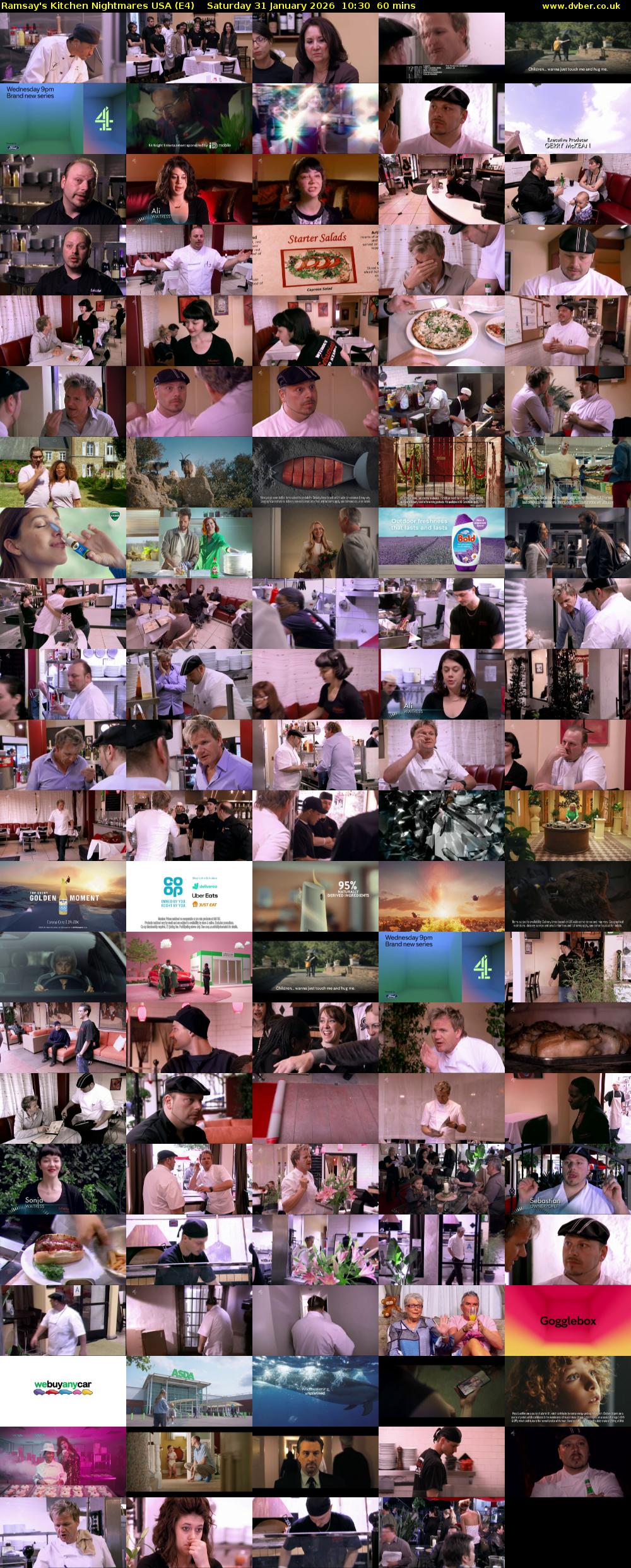 Ramsay's Kitchen Nightmares USA (E4) Saturday 31 January 2026 10:30 - 11:30