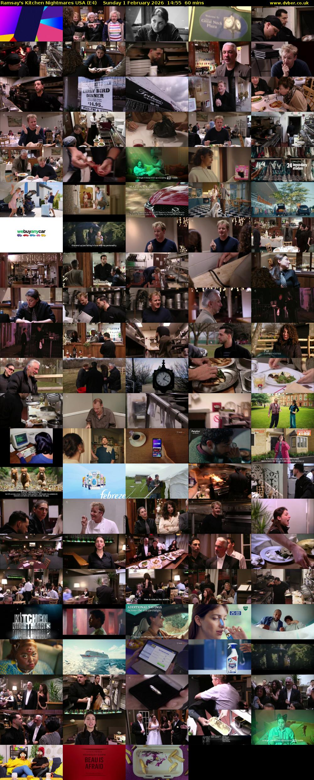 Ramsay's Kitchen Nightmares USA (E4) Sunday 1 February 2026 14:55 - 15:55
