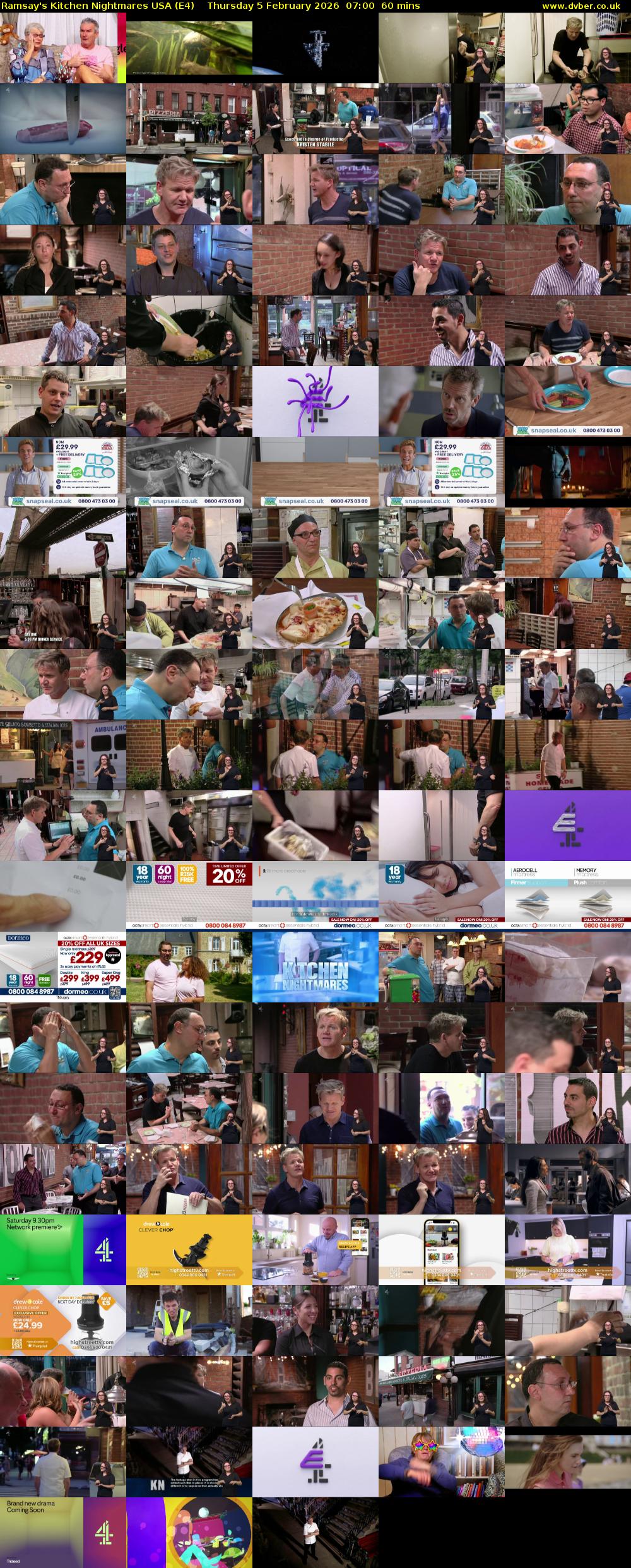 Ramsay's Kitchen Nightmares USA (E4) Thursday 5 February 2026 07:00 - 08:00