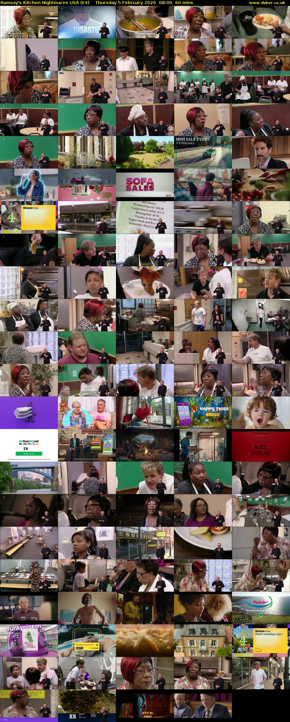 Ramsay's Kitchen Nightmares USA (E4) Thursday 5 February 2026 08:00 - 09:00