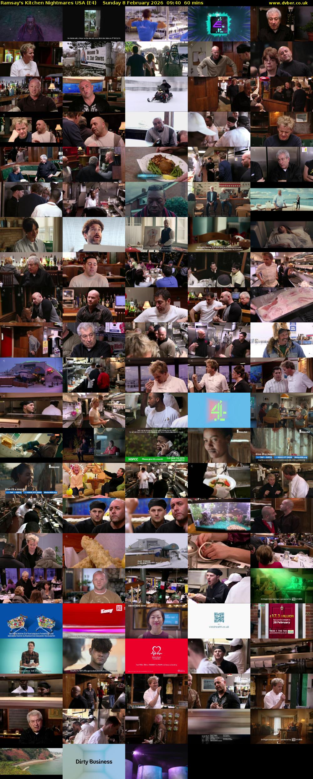Ramsay's Kitchen Nightmares USA (E4) Sunday 8 February 2026 09:40 - 10:40