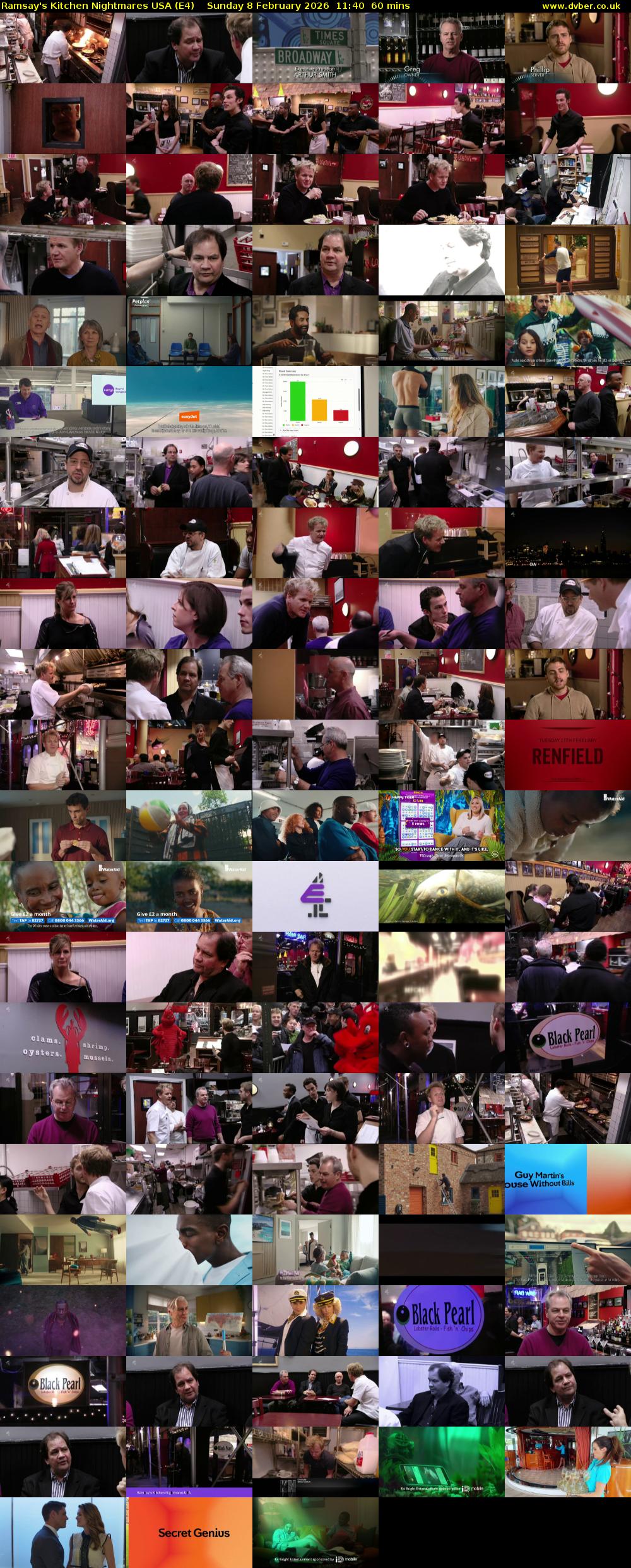 Ramsay's Kitchen Nightmares USA (E4) Sunday 8 February 2026 11:40 - 12:40