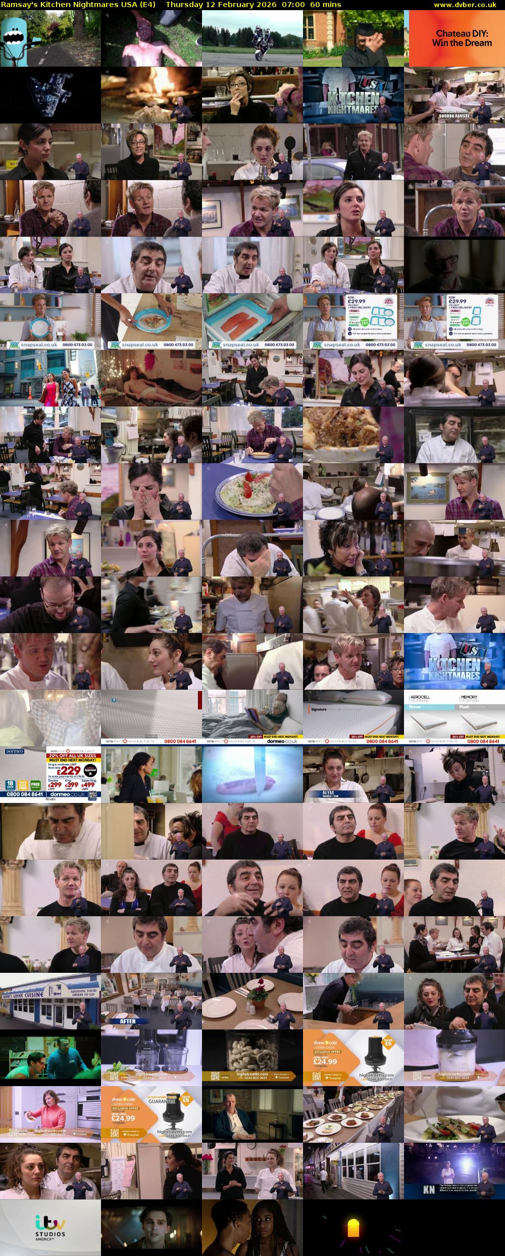 Ramsay's Kitchen Nightmares USA (E4) Thursday 12 February 2026 07:00 - 08:00