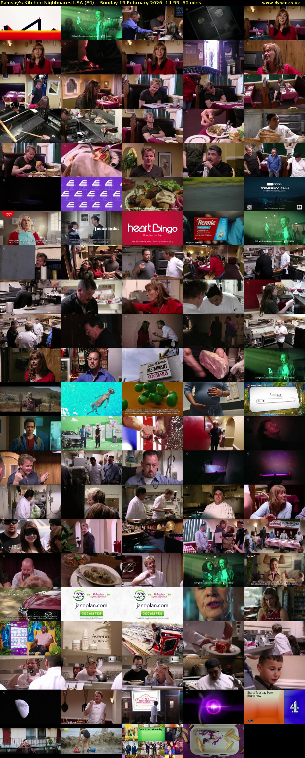 Ramsay's Kitchen Nightmares USA (E4) Sunday 15 February 2026 14:55 - 15:55