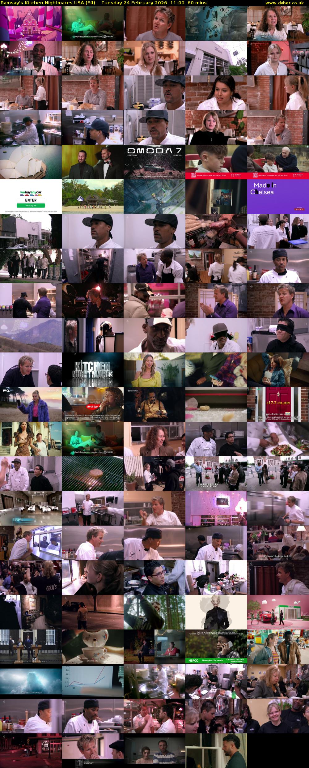 Ramsay's Kitchen Nightmares USA (E4) Tuesday 24 February 2026 11:00 - 12:00