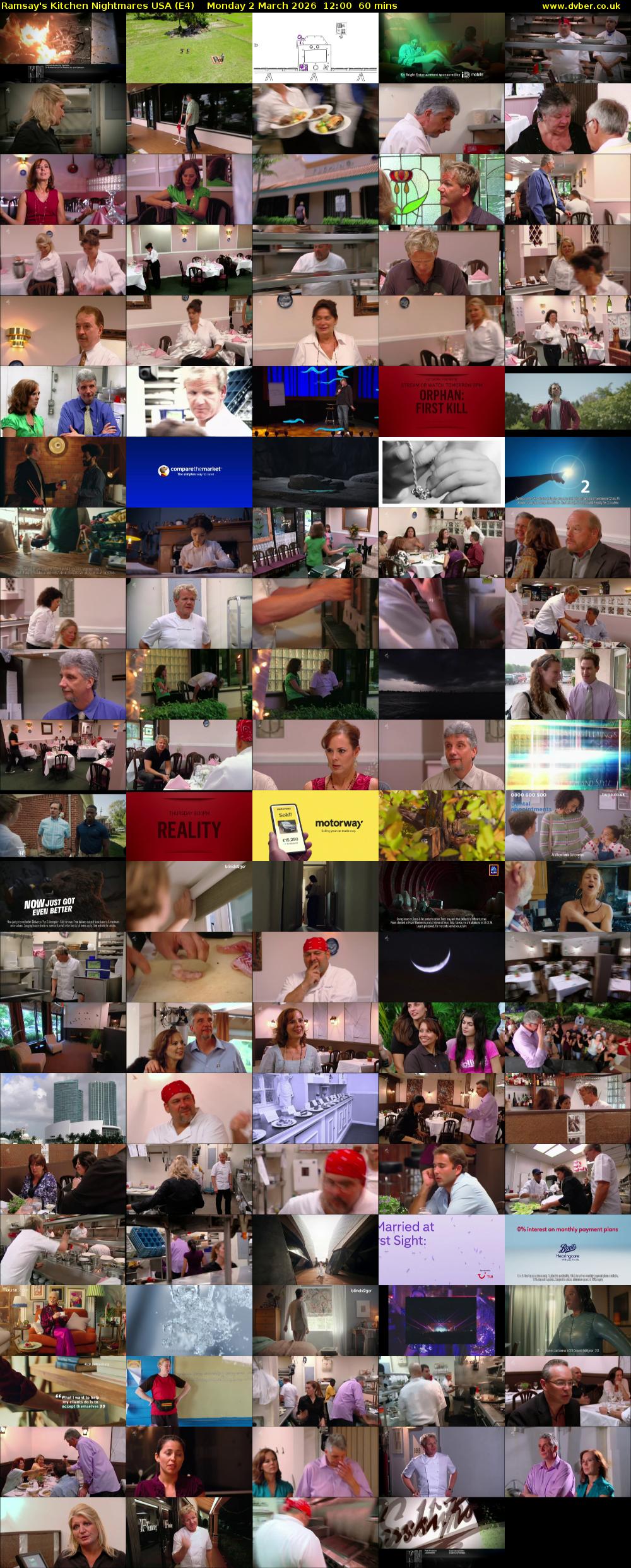 Ramsay's Kitchen Nightmares USA (E4) Monday 2 March 2026 12:00 - 13:00