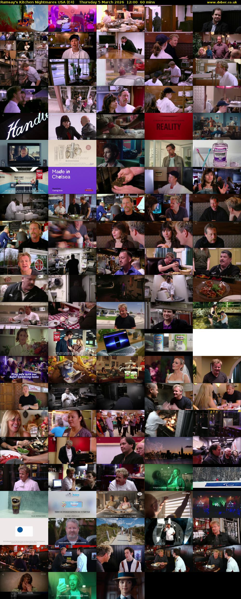 Ramsay's Kitchen Nightmares USA (E4) Thursday 5 March 2026 12:00 - 13:00
