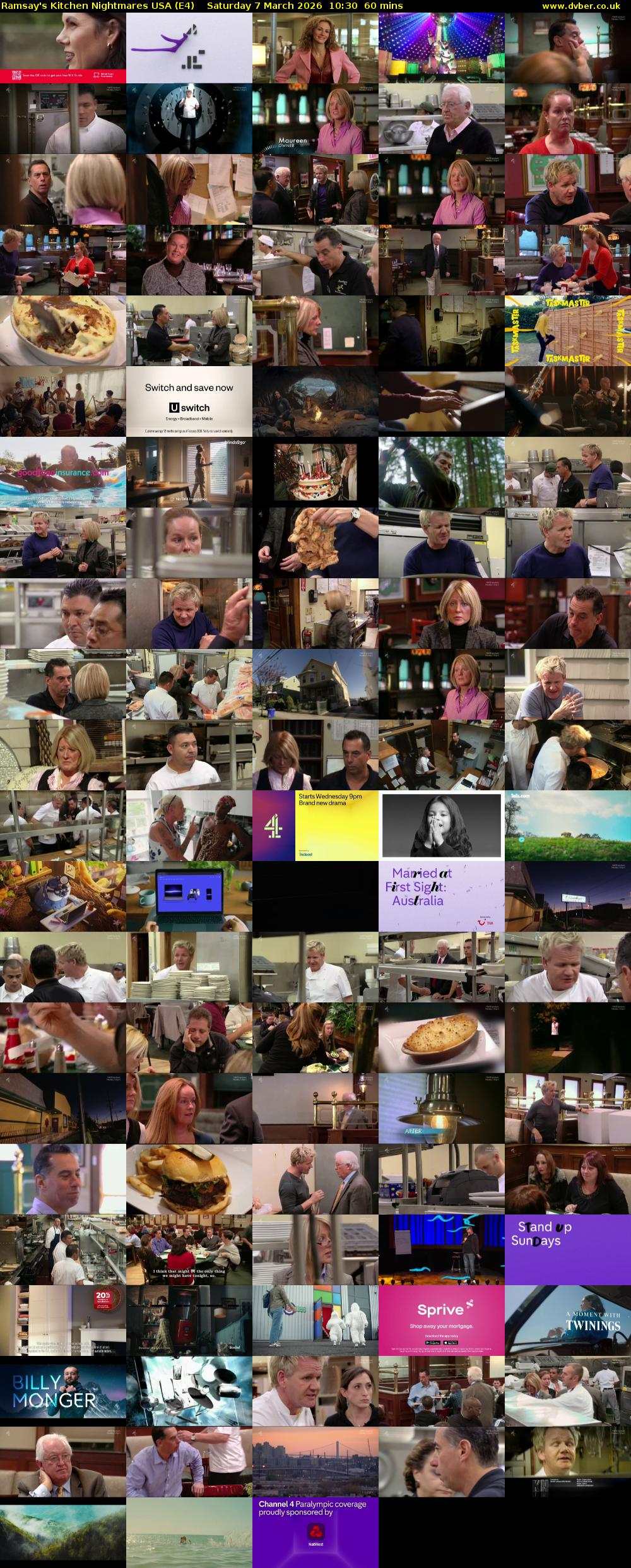 Ramsay's Kitchen Nightmares USA (E4) Saturday 7 March 2026 10:30 - 11:30