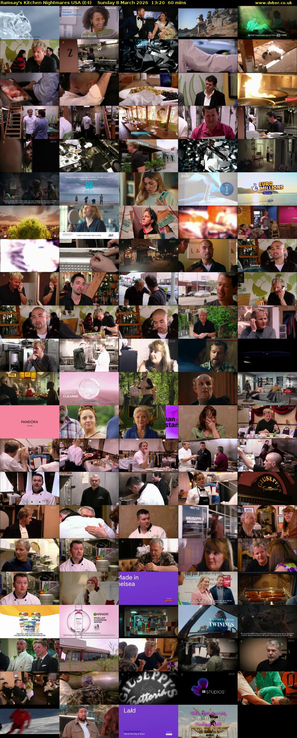 Ramsay's Kitchen Nightmares USA (E4) Sunday 8 March 2026 13:20 - 14:20