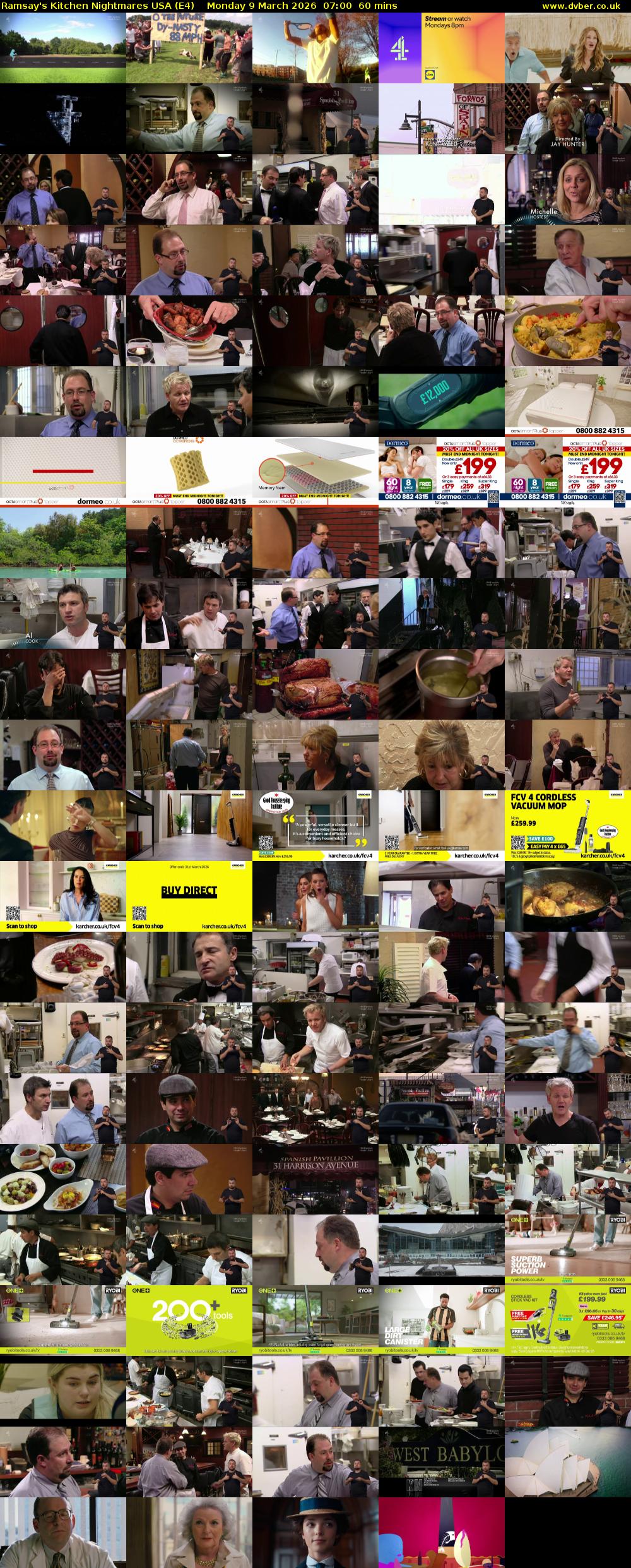 Ramsay's Kitchen Nightmares USA (E4) Monday 9 March 2026 07:00 - 08:00