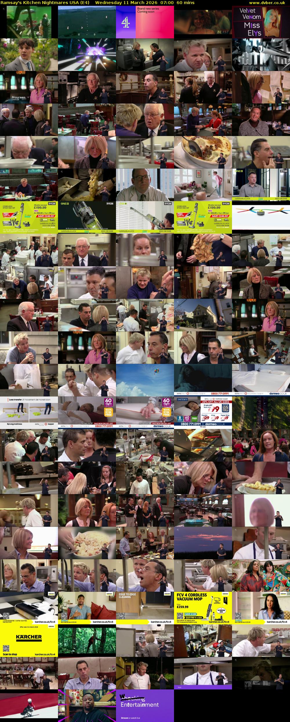 Ramsay's Kitchen Nightmares USA (E4) Wednesday 11 March 2026 07:00 - 08:00