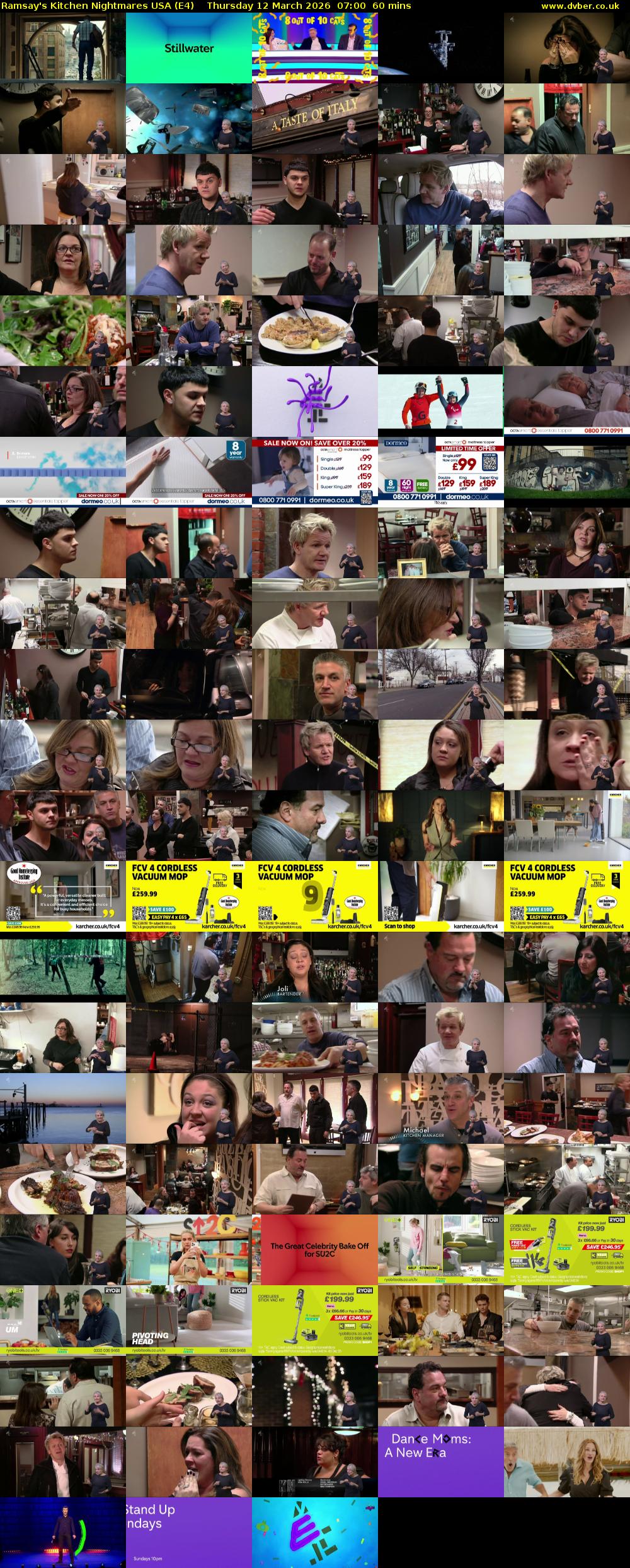 Ramsay's Kitchen Nightmares USA (E4) Thursday 12 March 2026 07:00 - 08:00