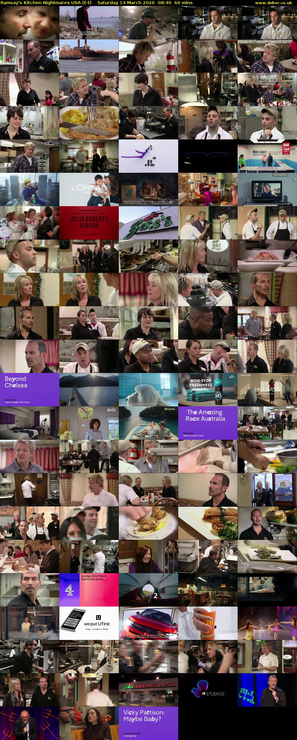 Ramsay's Kitchen Nightmares USA (E4) Saturday 14 March 2026 08:40 - 09:40