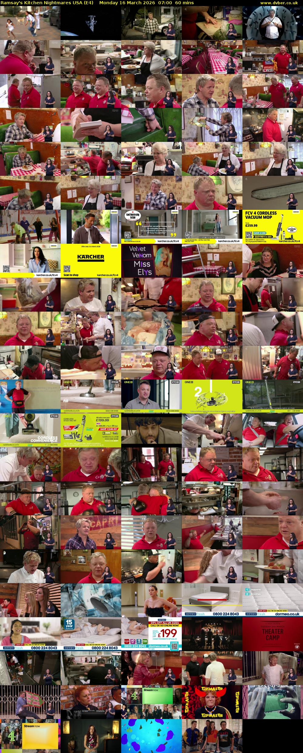 Ramsay's Kitchen Nightmares USA (E4) Monday 16 March 2026 07:00 - 08:00