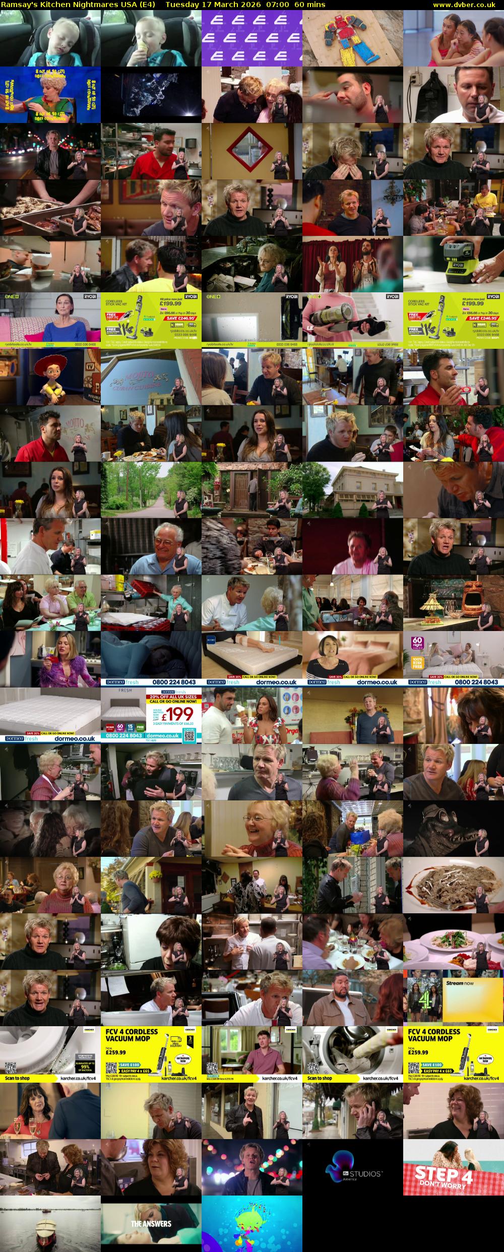 Ramsay's Kitchen Nightmares USA (E4) Tuesday 17 March 2026 07:00 - 08:00