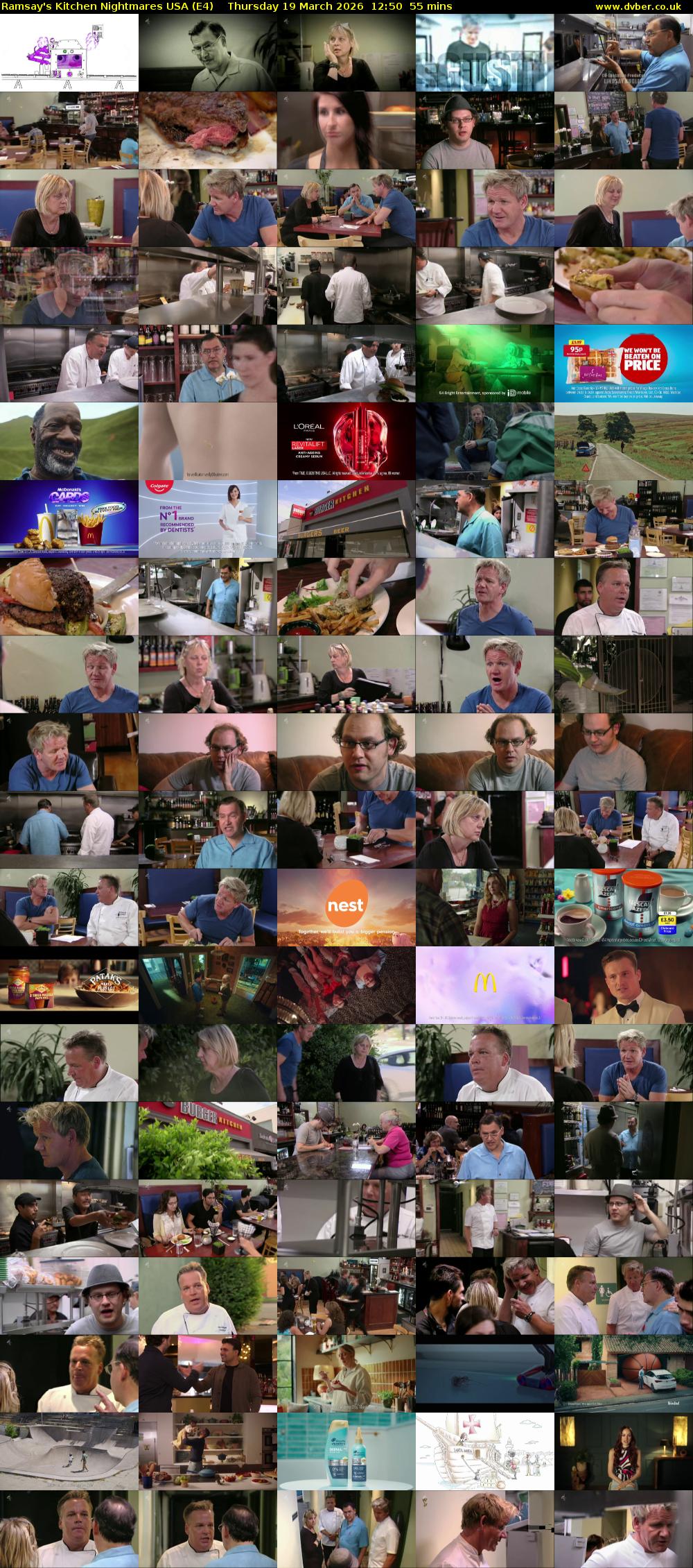 Ramsay's Kitchen Nightmares USA (E4) Thursday 19 March 2026 12:50 - 13:45