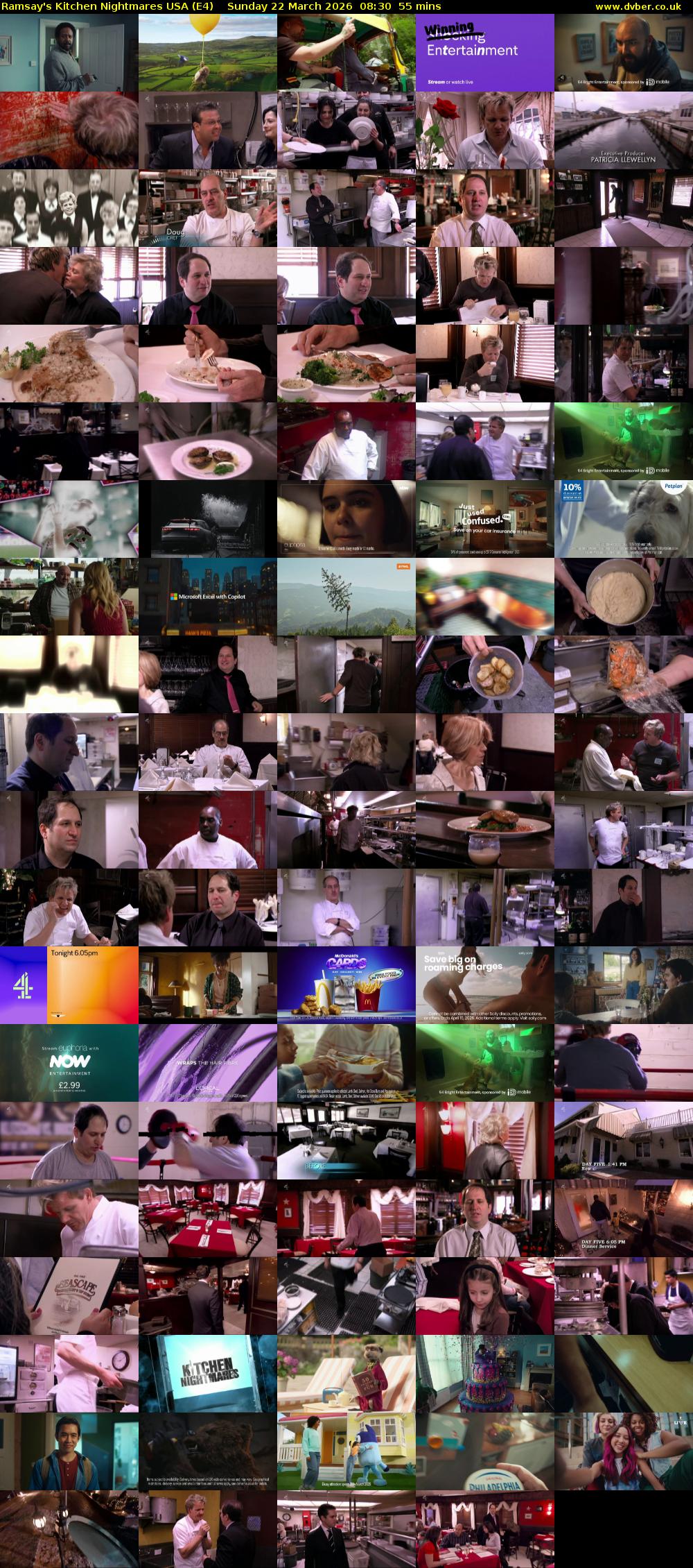 Ramsay's Kitchen Nightmares USA (E4) Sunday 22 March 2026 08:30 - 09:25
