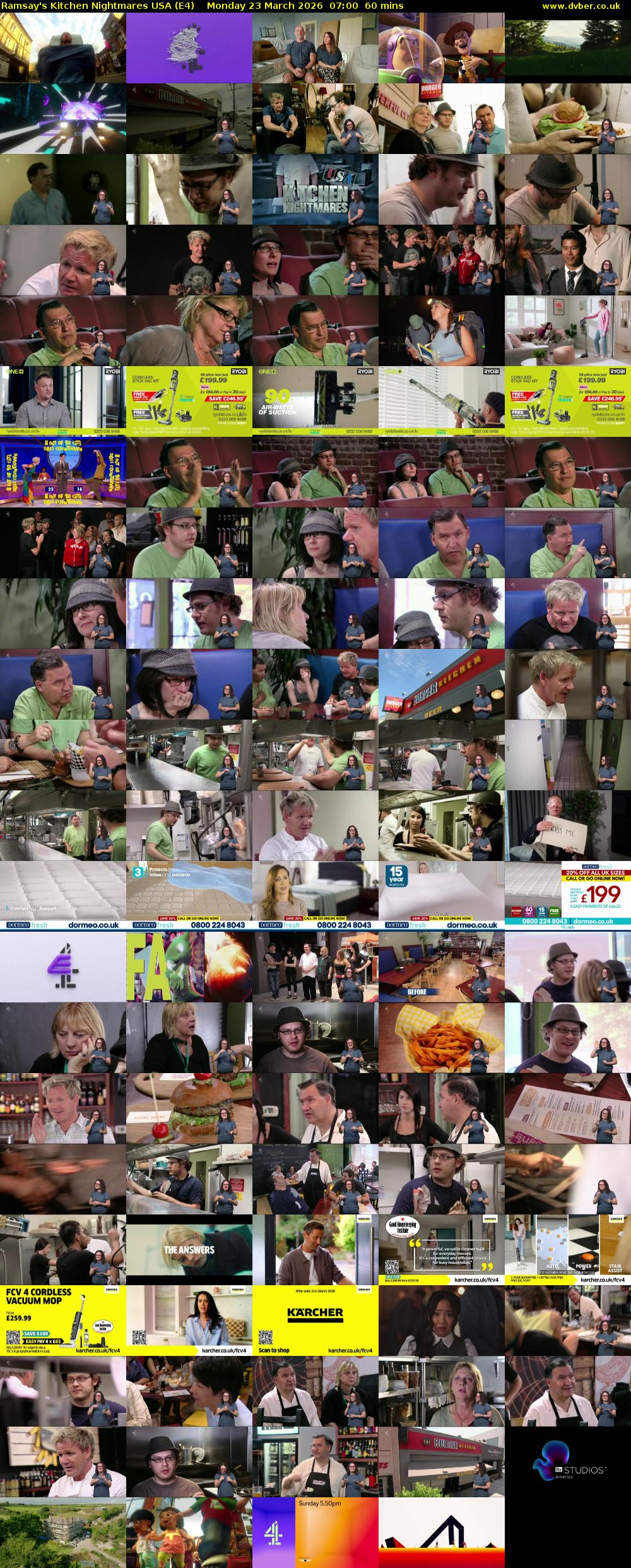 Ramsay's Kitchen Nightmares USA (E4) Monday 23 March 2026 07:00 - 08:00