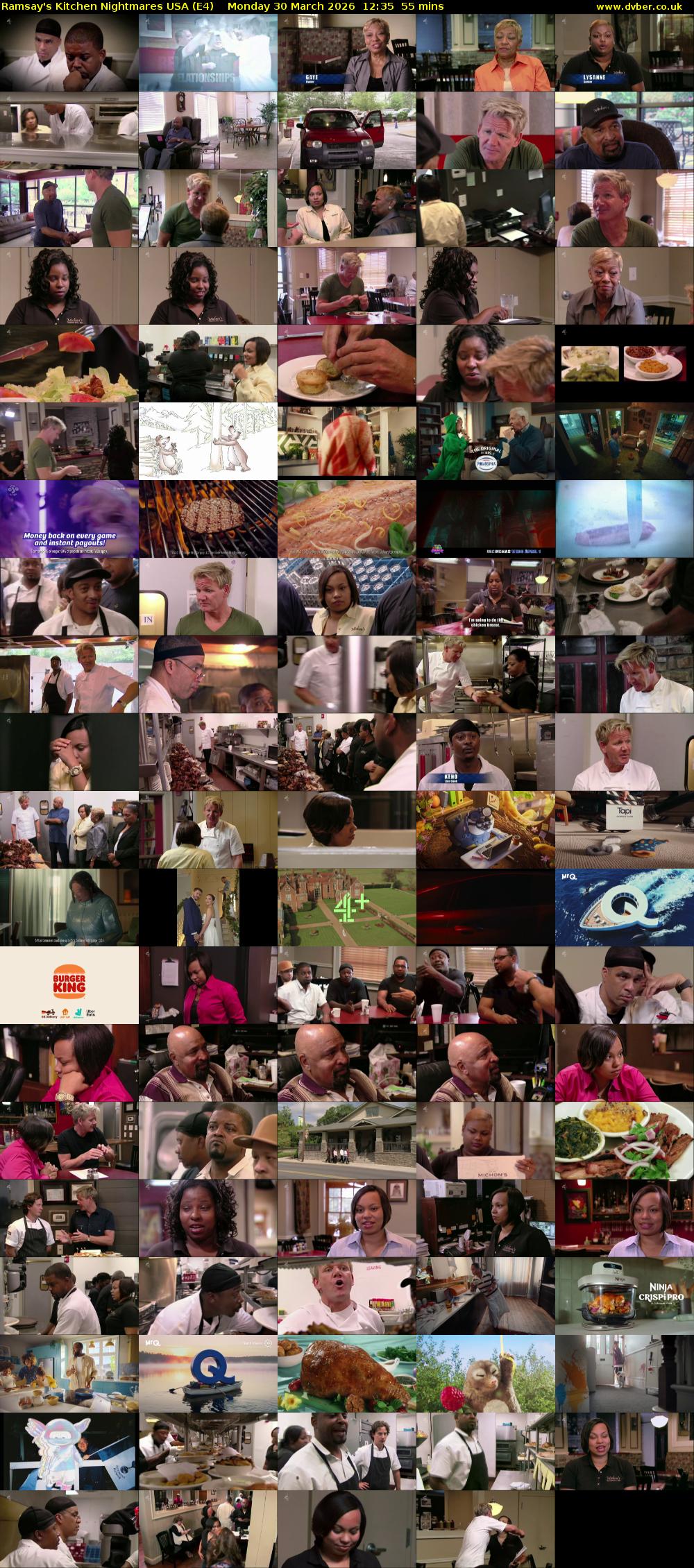 Ramsay's Kitchen Nightmares USA (E4) Monday 30 March 2026 12:35 - 13:30